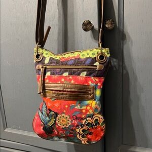 Desigual Colorful Floral Crossbody Bag